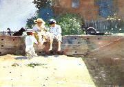 Winslow Homer Boys Kitten oil painting